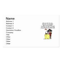 Men and FIne Wine Humor Business Card