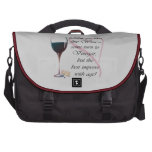 Men are like fine Wine Gifts Laptop Bags