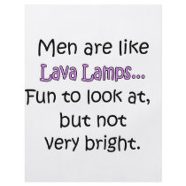 Men Are Like Lava Lamps flyers by FunnyStuffStore Men Are Like Lava Lamps flyers