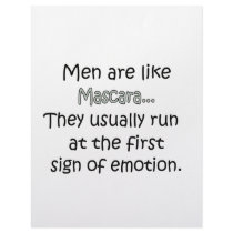 Men Are Like Mascara letterhead by FunnyStuffStore Men Are Like Mascara letterhead