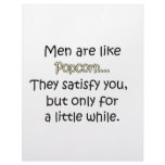 Men Are Like Popcorn Letterhead Template