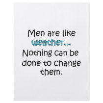 Men Are Like Weather flyers by FunnyStuffStore Men Are Like Weather flyers