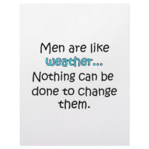Men Are Like Weather letterhead by FunnyStuffStore Men Are Like Weather letterhead