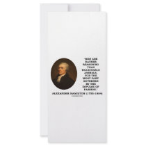 Men Are Rather Reasoning Than Reasonable Animals Customized Rack Card