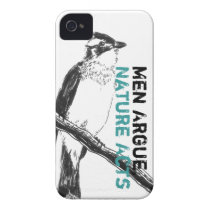 Men Argue, Nature Acts. Zen companion Iphone4 Case Case-mate Iphone 4 Case