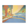 'Men in an Outrigger Canoe Headed for Shore' Postcards