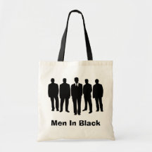 men in black bag
