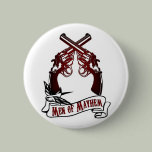 Men of Mayhem Pinback Button
