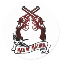 Men of Mayhem Sticker