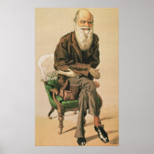 Men of the Day, no. 33, Charles Darwin Print