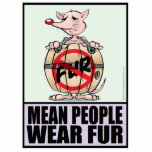 Men People Wear Fur Photo Cutouts