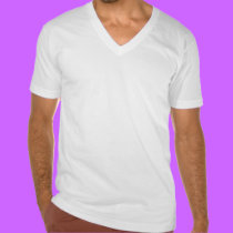 Men 's V Neck Tee Shirt- Groovy Guitars t-shirts