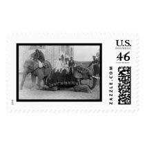 Men Traveling by Elephant in India 1903 postage by lc_vintagephotos Men Traveling by Elephant in India 1903 postage