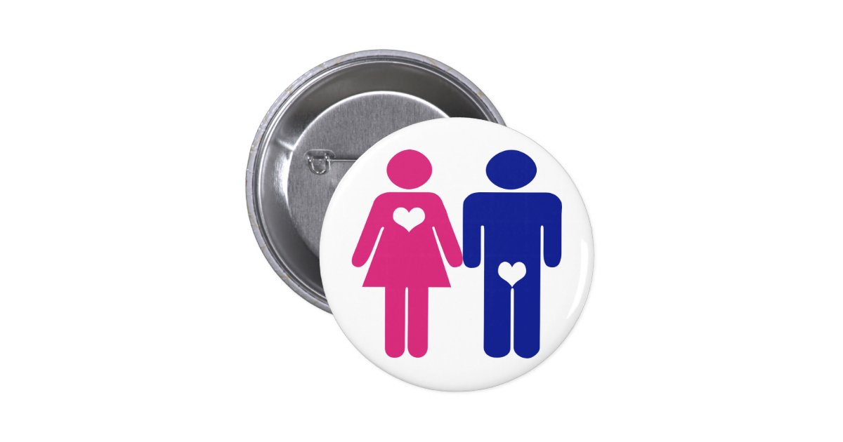 Men VS Women Novelty Fun Buttons Zazzle
