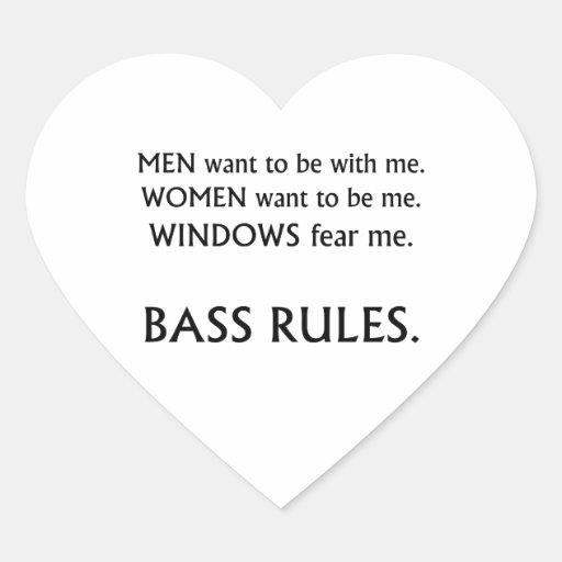 Men want me, women want, windows fear me black txt heart stickers