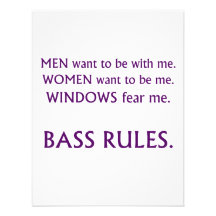Men want me, women want, windows fear me purple personalized invitation