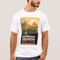 Men wanted for Red Cross Foreign Service t-shirts