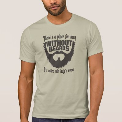 Men Without Beards Tee Shirt