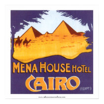 Mena House Hotel Cairo Poster posters by RetroCommunications Mena House Hotel Cairo Poster posters