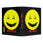 'MENACE'  SMILEY FACE BINDER