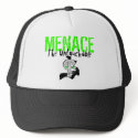 Menace Trucker Hat by menacetheuntouchable Menace Trucker Hat