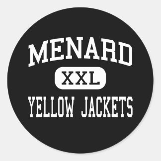 Menard - Yellow Jackets - Senior - Menard Texas Round Stickers