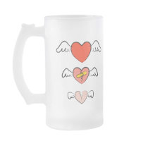 Mended heart coffee mug