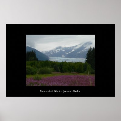 Mendenhall Glacier, Juneau, Alaska Poster by hopefulone