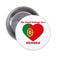 Mendes Pinback Button