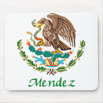 Mendez Mexican National Seal mousepads by NameGame Mendez Mexican National Seal mousepads