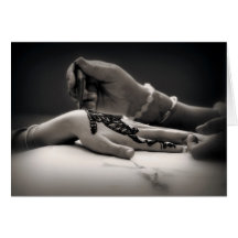 Mendhi Henna Greeting Card (no border)