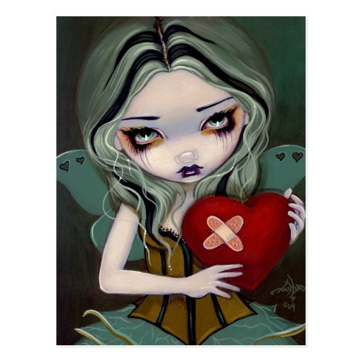 "Mending a Broken Heart" Postcard