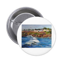 Mendocino Village Pinback Buttons