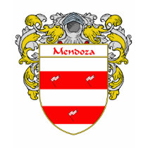 Mendoza Coat of Arms (Mantled) t-shirts by NameGame Mendoza Coat of Arms (Mantled) t-shirts