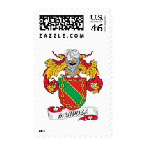 Mendoza Family Crest postage by coatsofarms Mendoza Family Crest postage