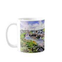 Menemsha, Marthas Vineyard mugs by lesliezemsky Menemsha, Marthas Vineyard mugs