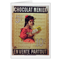 'Menier Chocolat', On Sale Everywhere (colour lith Cards