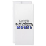 Meningitis Is Not Contagious.. Custom Rack Cards