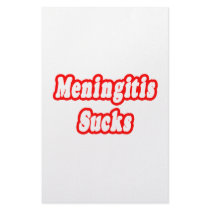 Meningitis Sucks stationery by Meningitis_Shirts Meningitis Sucks stationery