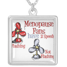Menopause Fan Custom Necklace