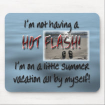 MENopause Hot Flash Mouse Pad mousepads
