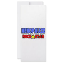 Menopause Rock Star rack cards