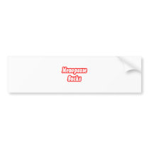 Menopause Sucks Bumper Stickers