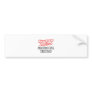 Menopause Survivor...Big Deal Bumper Sticker