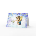 Menorah Angel Greeting Cards