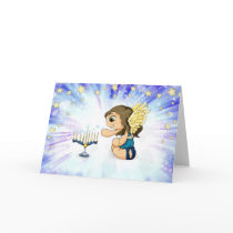 Menorah Angel cards by thedustyphoenix Menorah Angel cards