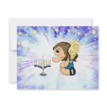 Menorah Angel Custom Invitations