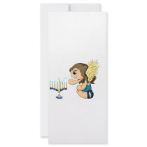 Menorah Angel rack cards