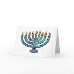 Menorah Card cards