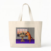 Menorah Cat Tote Bag